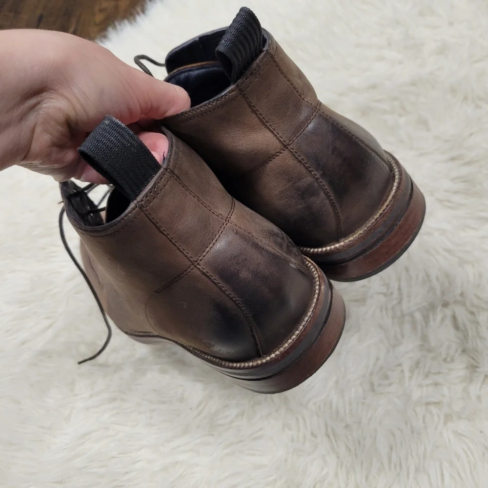 Men’s Cole Haan Wagner Grand 360 Waterproof Leather Boots Size 12 Brown